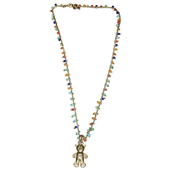 Multi Color Bear Boho Necklace - Picture 4 of 7